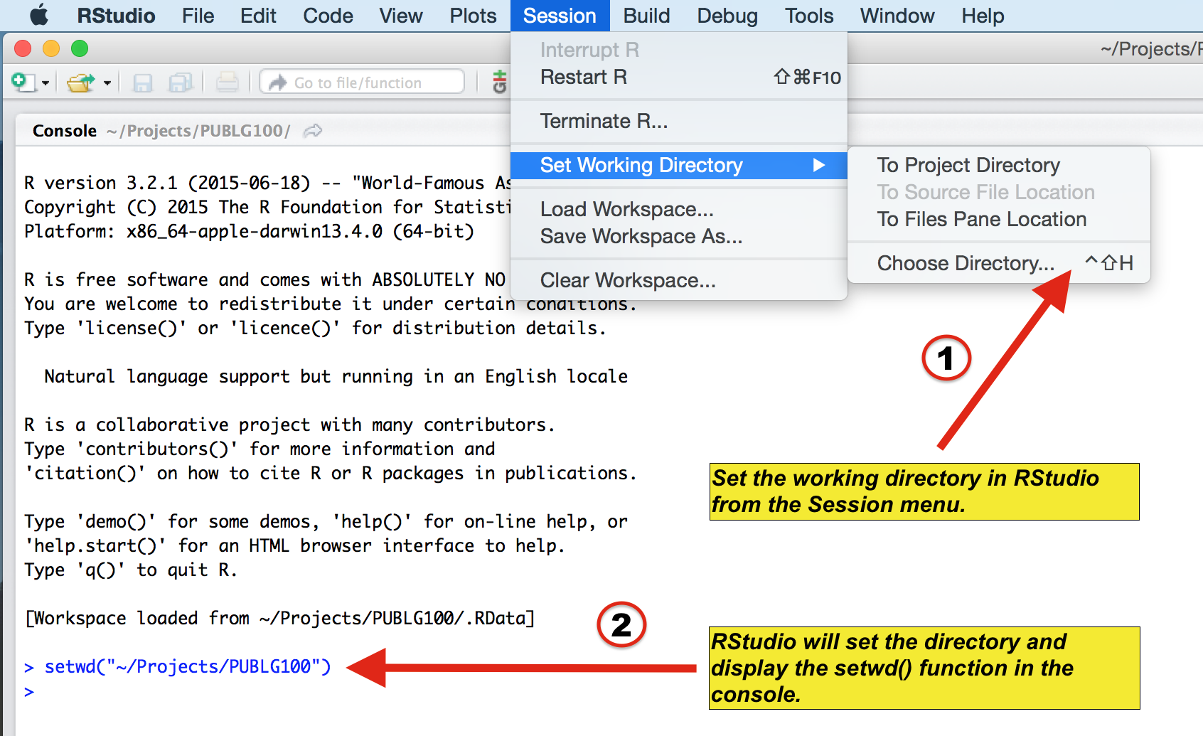 Setting your working directory, image from https://www.ucl.ac.uk/~uctqiax/PUBLG100/2015/faq/setwd.html